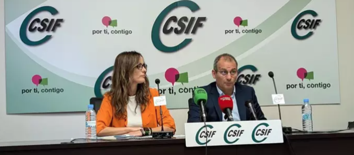 Presentación del informe elaborado por el CSIF sobre el inicio de curso