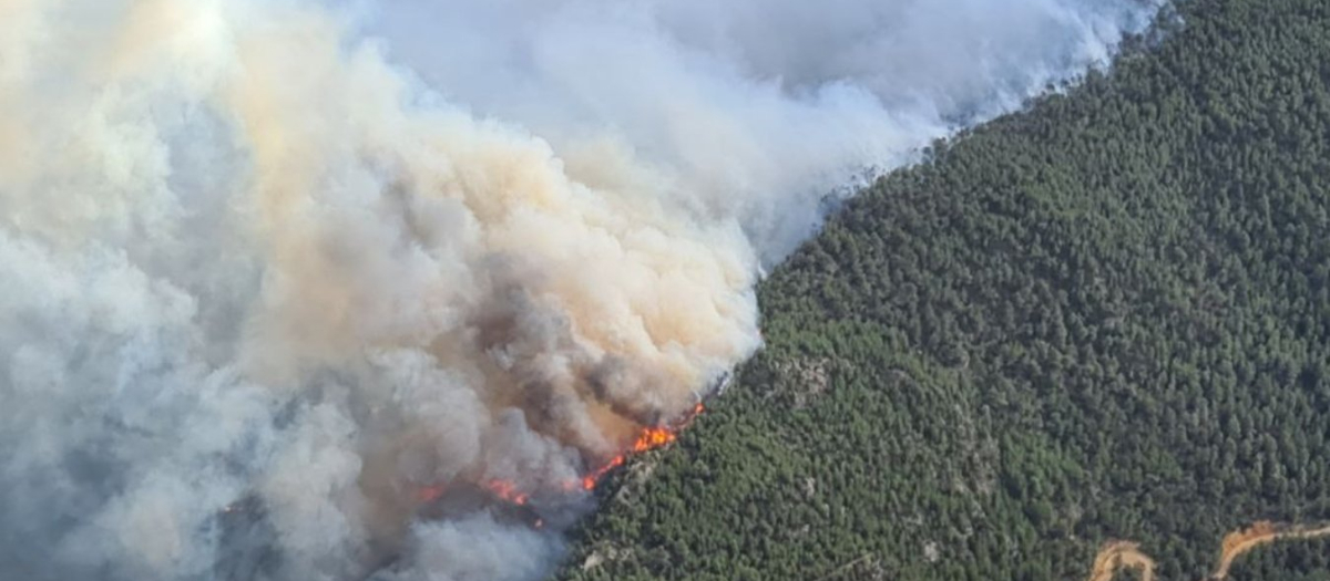 Incendio de Cabacés (Tarragona)