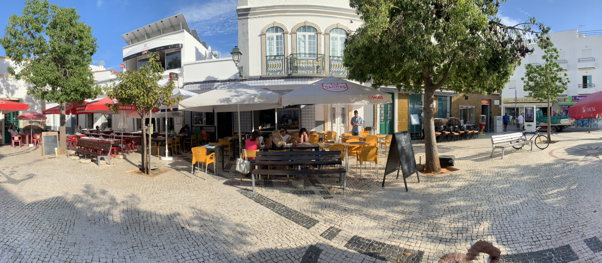 Praça de República, en Fuseta