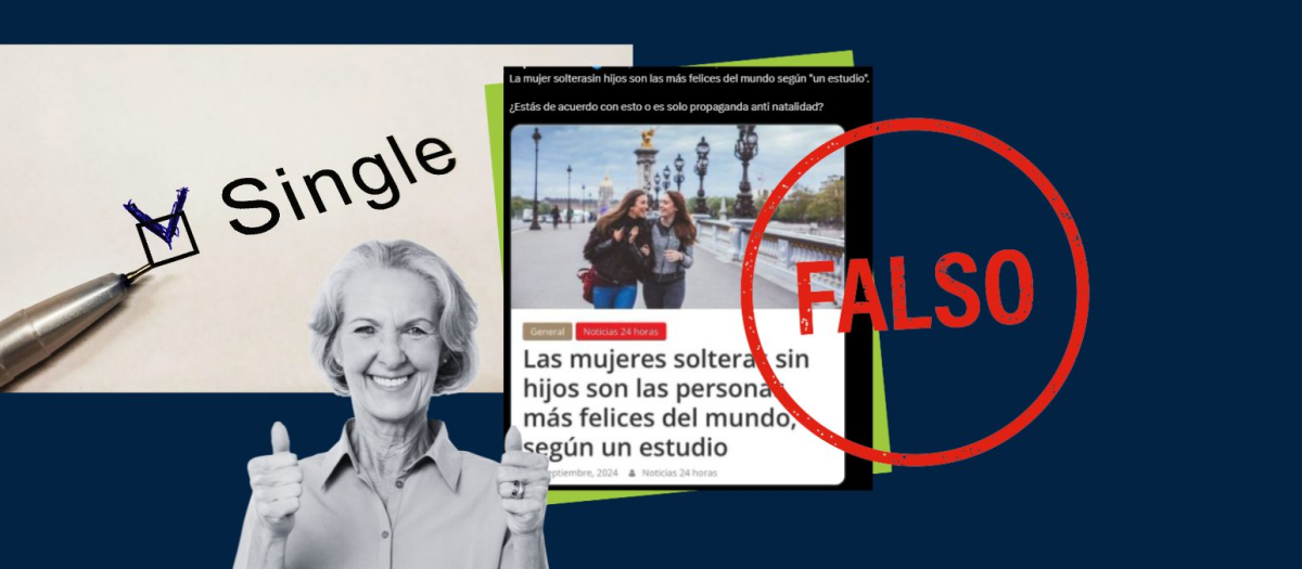 Es falso que las mujeres solteras sean más felices que las casadas