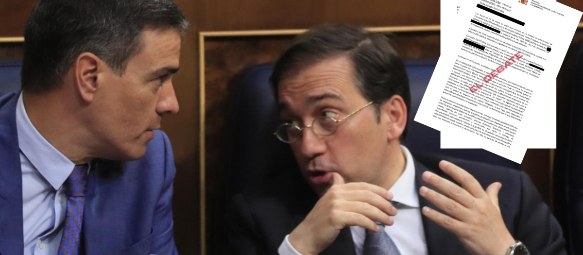 Pedro Sánchez y José Manuel Albares