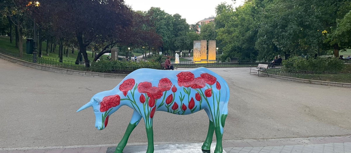 Una treintena de vacas han llegado a las calles de Madrid