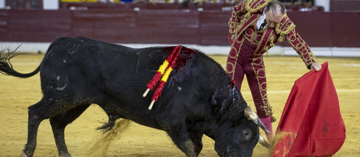 El torero murciano Pepín Liria en la corrida Goyesca de la Feria de Murcia