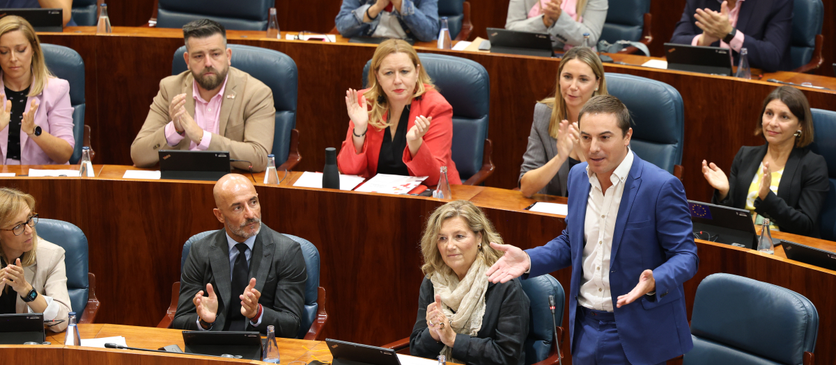 El secretario general del PSOE-M, Juan Lobato