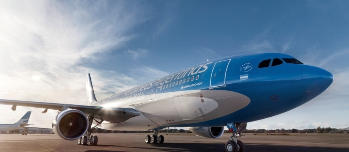 Avión de Aerolíneas Argentinas