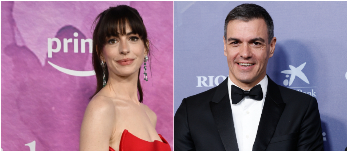 Anne Hathaway y Pedro Sánchez se encontrarán en Nueva York