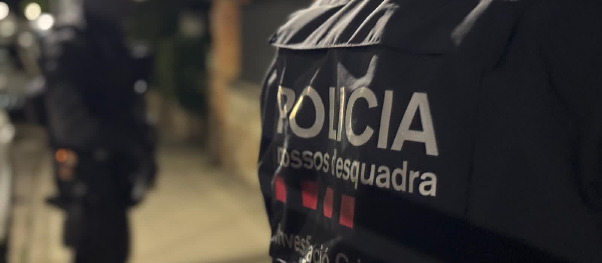 Dispositivo de los Mossos d'Esquadra en Barcelona