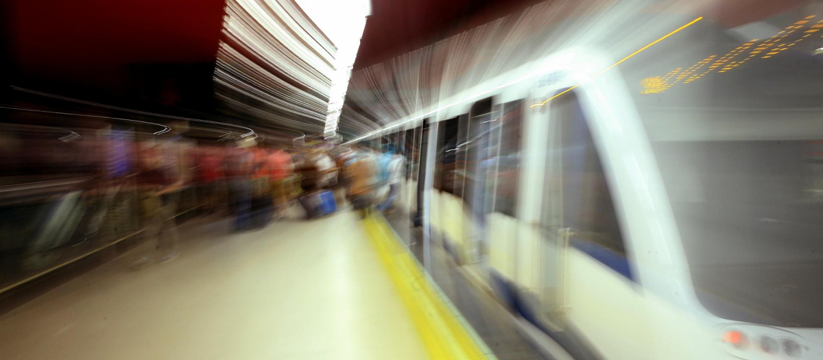 Vista general de la estación de Metro de Nuevos Ministerios.