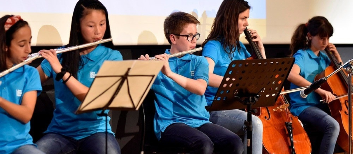 (Foto de ARCHIVO)
Miembros de la Joven Orquesta Graeme Clark.

REMITIDA / HANDOUT por FUNDACIÓN GAES SOLIDARIA
Fotografía remitida a medios de comunicación exclusivamente para ilustrar la noticia a la que hace referencia la imagen, y citando la procedencia de la imagen en la firma
20/9/2024