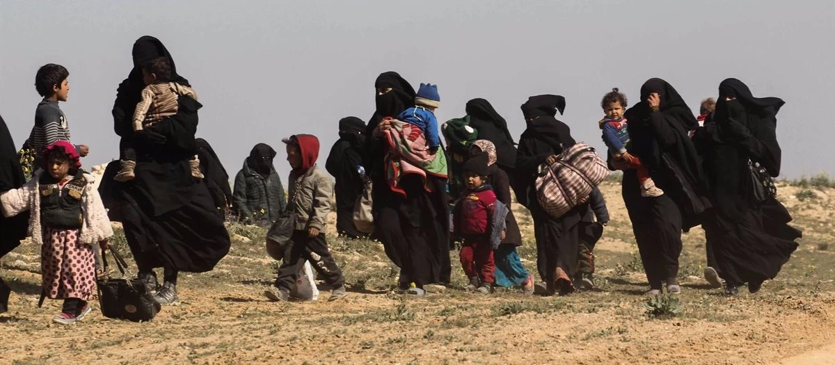 Las dos mujeres repatriadas se encontraban en el campo de acogida de Al Hawl, en el este de Siria