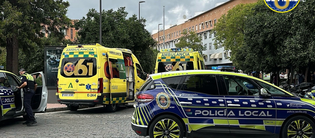 Escenario del accidente en el que ha fallecido un hombre atropellado