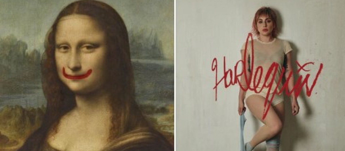 El Louvre ha actualizado su foto de perfil en honor al álbum Harlequin de Lady Gaga