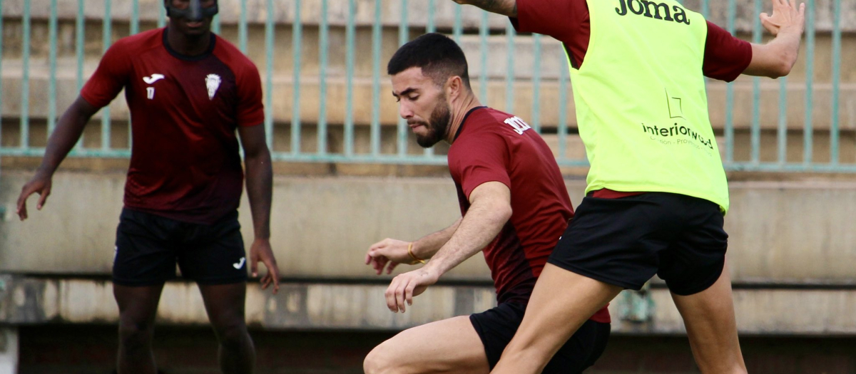 Jacobo, durante un entrenamiento