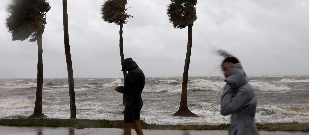 Viento producido por el huracán Helene