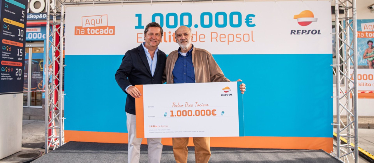 Repsol entrega el premio a Pedro Diez Tocino