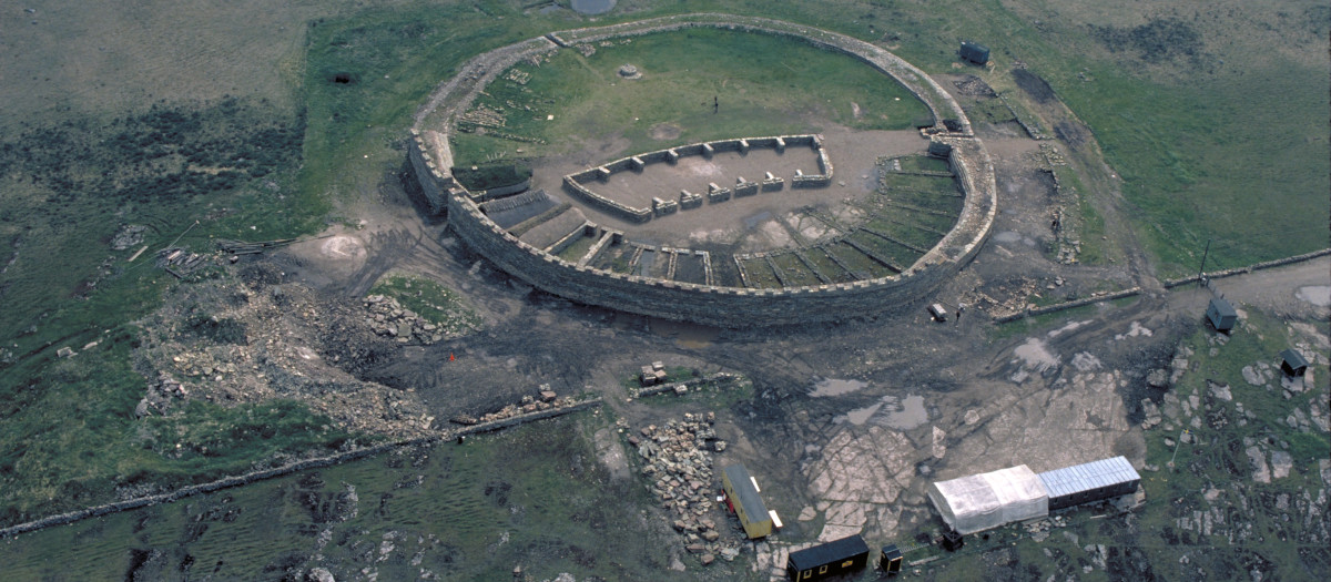 Vista aérea de la década de 1970