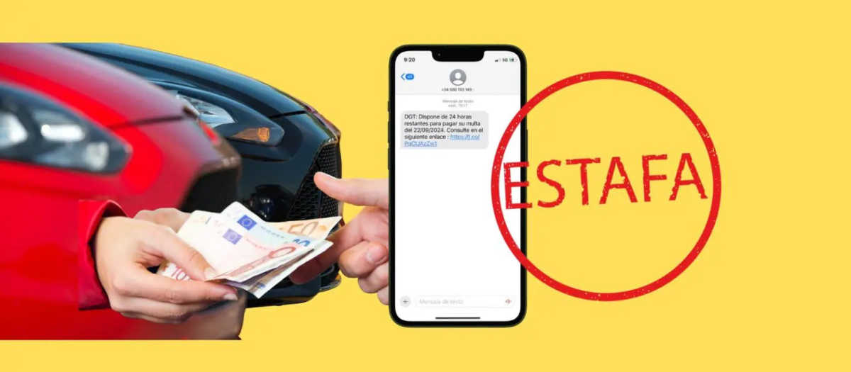 La DGT alerta sobre una estafa de una multa falsa, notificada por SMS