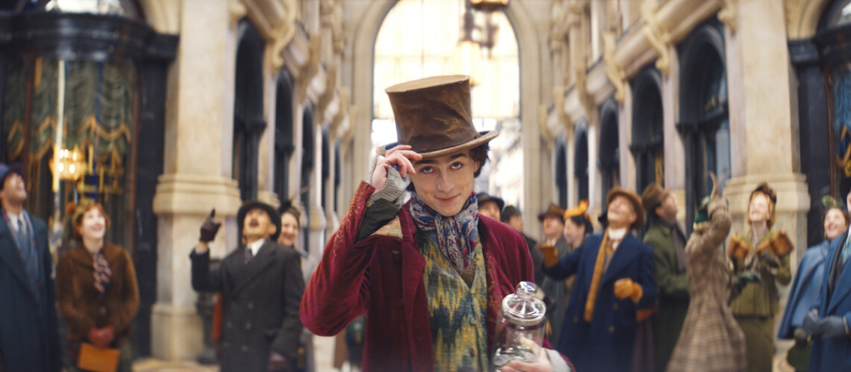 Timothée Chalamet protagoniza Wonka, que se estrena en Movistar+ el 4 de octubre