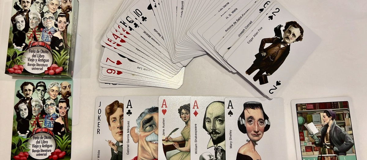 Ahora es posible jugar a las cartas con algunos de los grandes escritores de la Historia