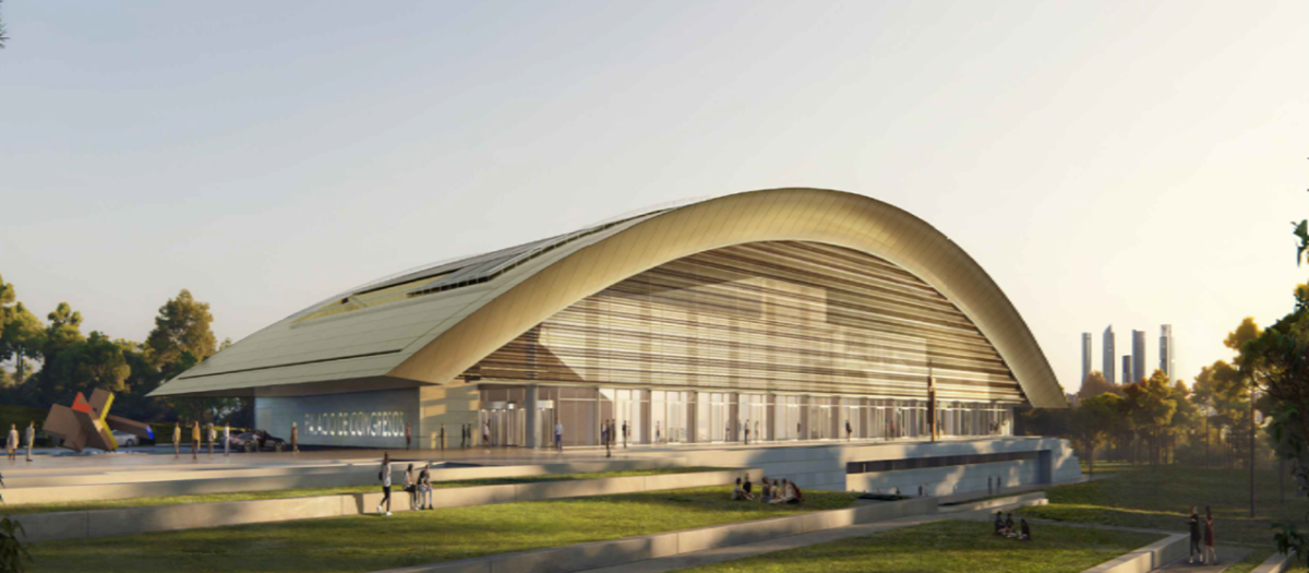 Vistazo del futuro Palacio de Congresos de Pozuelo de Alarcón