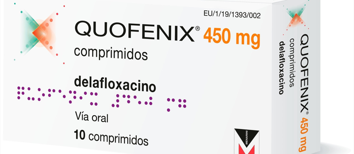 Caja de 'Quofenix' 450 mg comprimidos