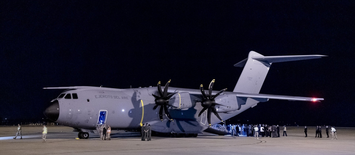 Un avión Ejército del Aire