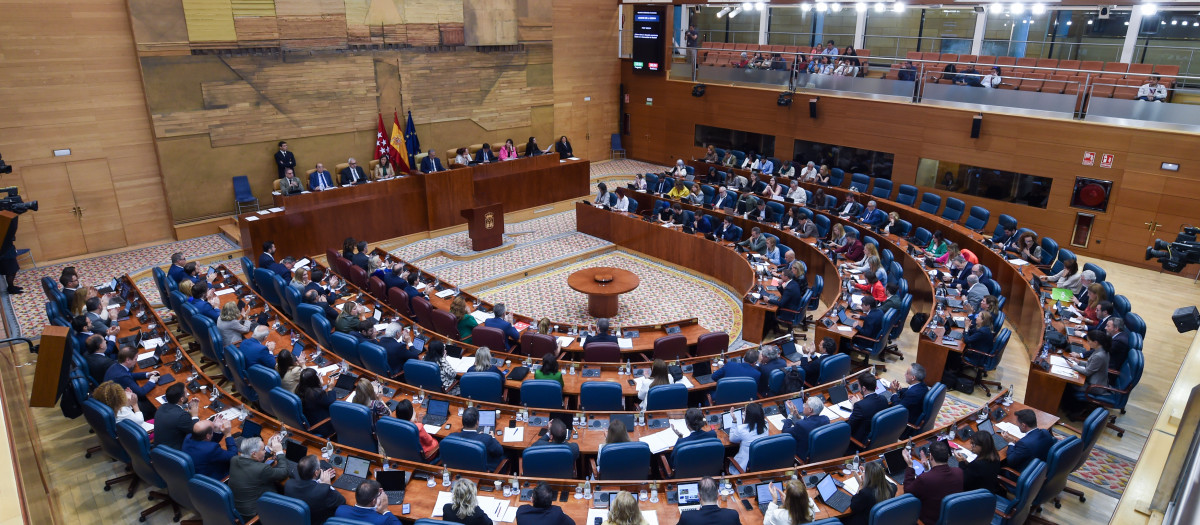 Vista general de la Asamblea de Madrid