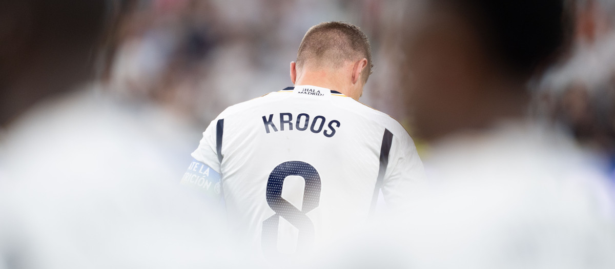 Toni Kroos durante un partido de la pasada temporada