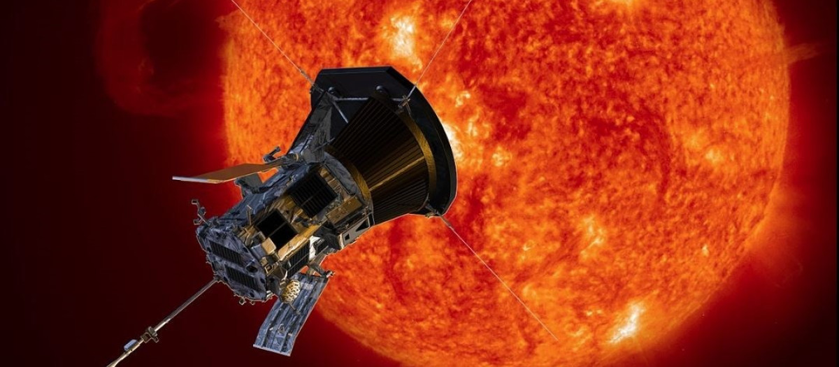 Representación artística de Parker Solar Probe