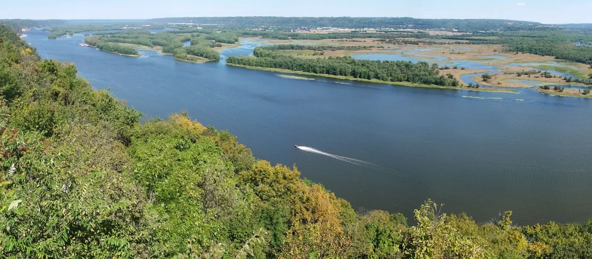 Imagen del río Misisipi