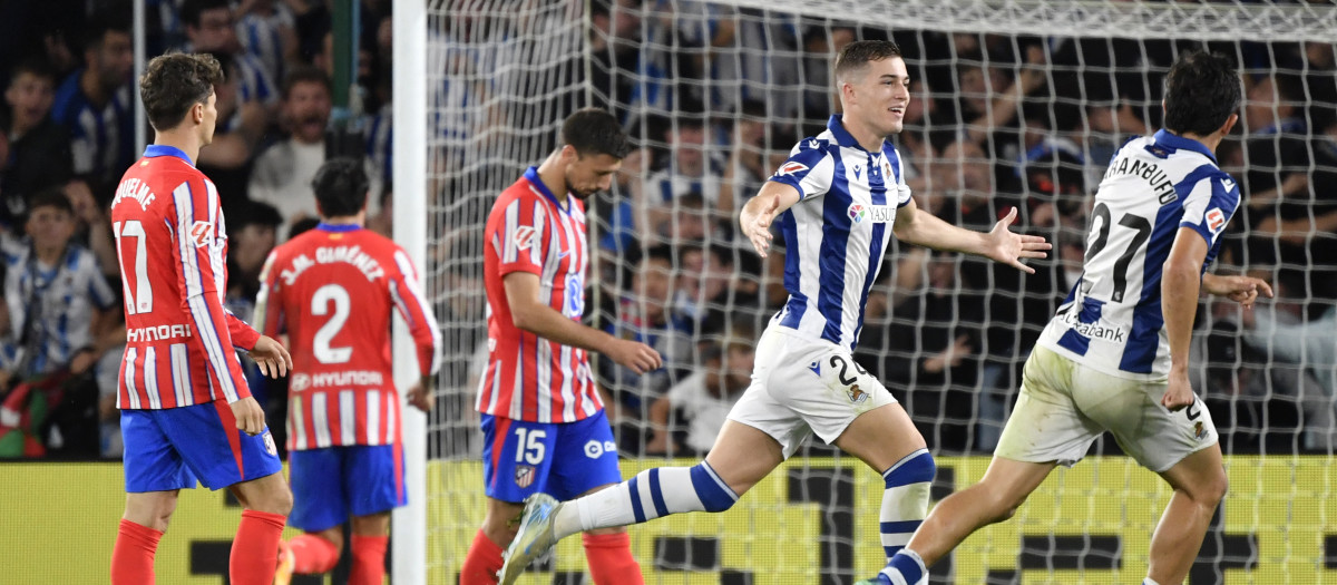 La Real Sociedad buscó y encontró el empate en los minutos finales de la segunda parte con un golazo de Sucic