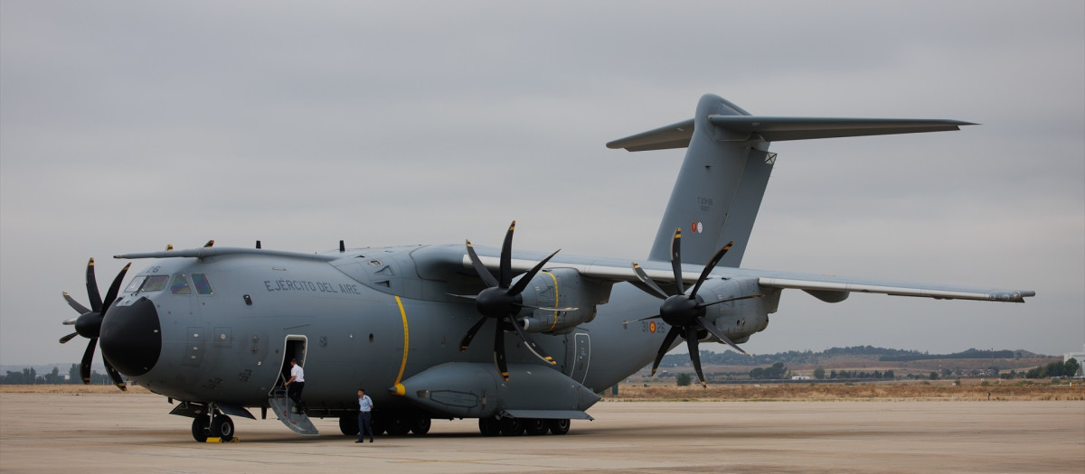 Los aviones A400M como el de la imagen son utilizados para las misiones de evacuación