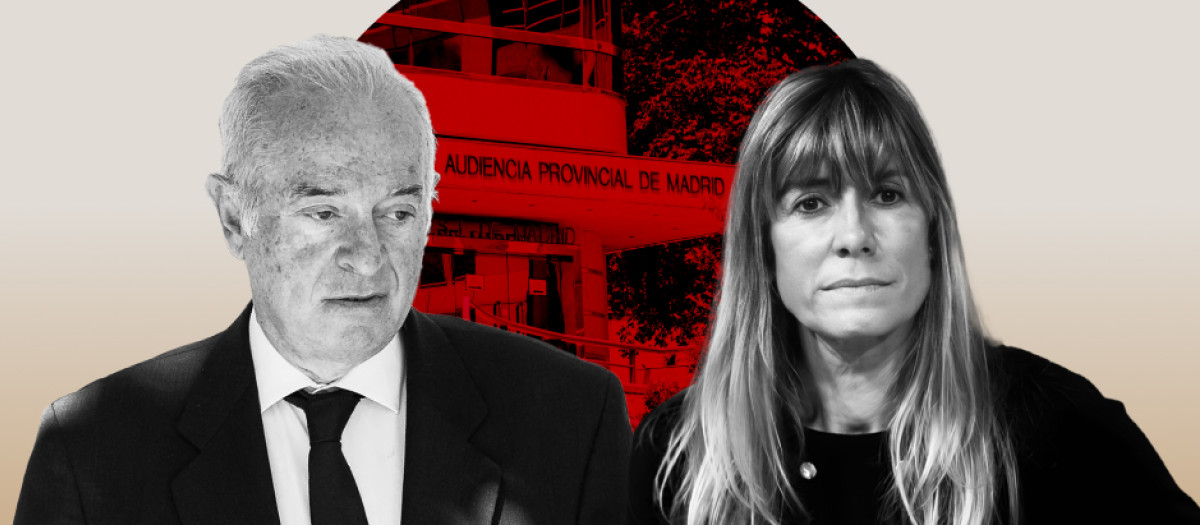 El juez Juan Carlos Peinado y la mujer de Pedro Sánchez, Begoña Gómez