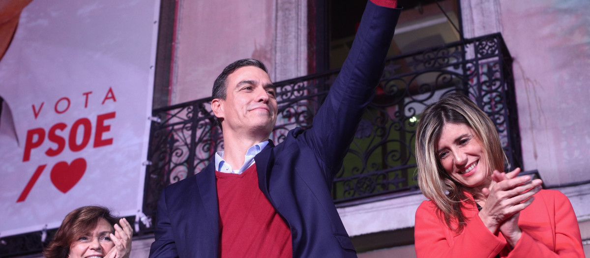 Pedro Sánchez y Begoña Gómez