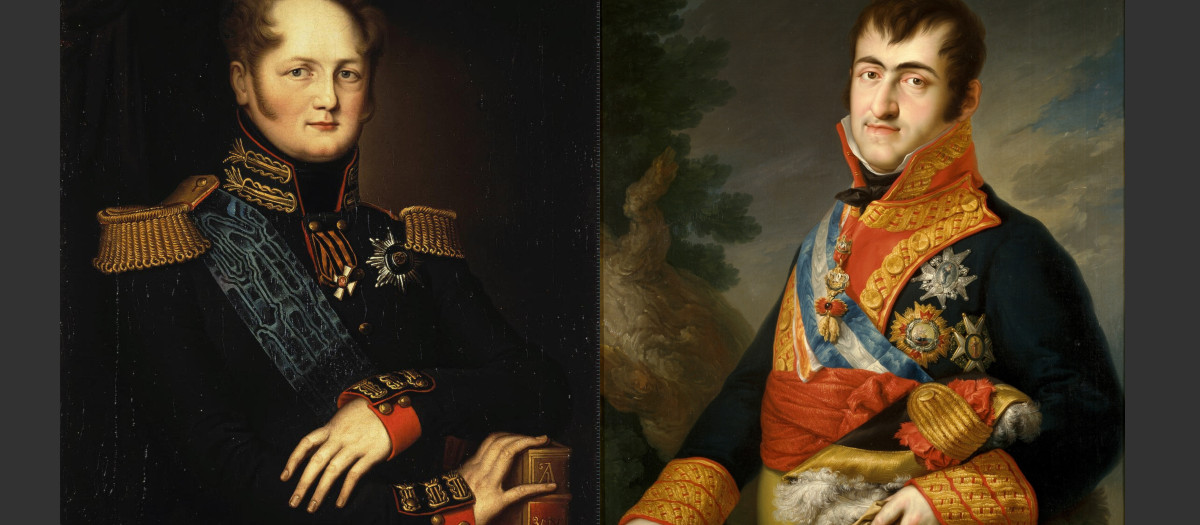 Alejandro I de Rusia y Fernando VII