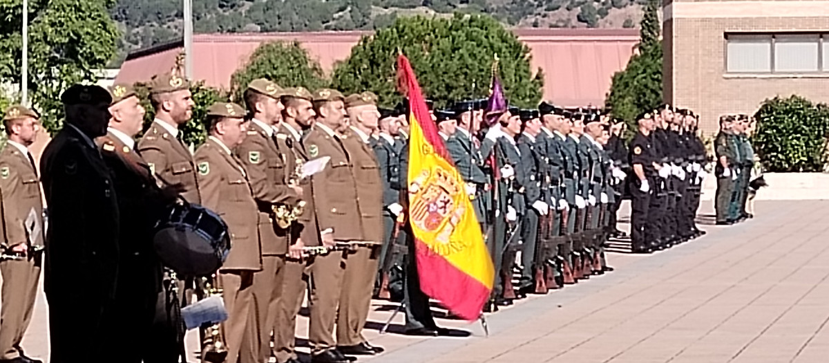 Acto de la patrona de la Guardia Civil en la comandancia de Barcelona, en Sant Andreu de la Barca