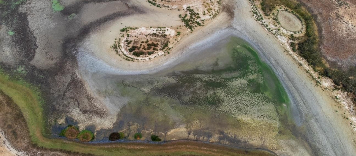 Imagen aérea de Santa Olalla, en octubre de 2024.

REMITIDA / HANDOUT por EBD-CSIC
Fotografía remitida a medios de comunicación exclusivamente para ilustrar la noticia a la que hace referencia la imagen, y citando la procedencia de la imagen en la firma
09/10/2024