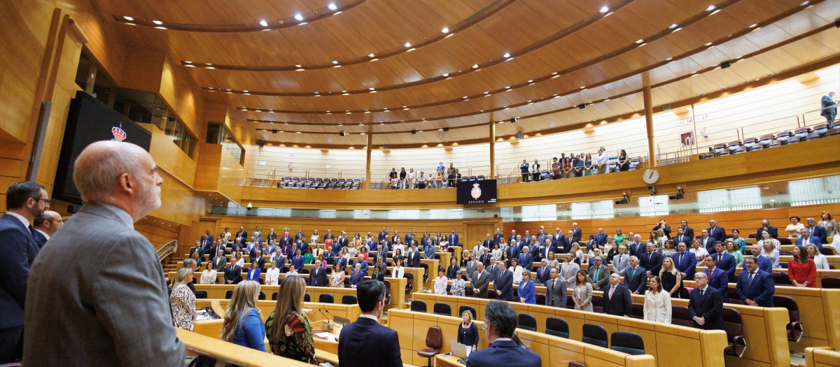 El Hemiciclo del Senado durante una sesión plenaria