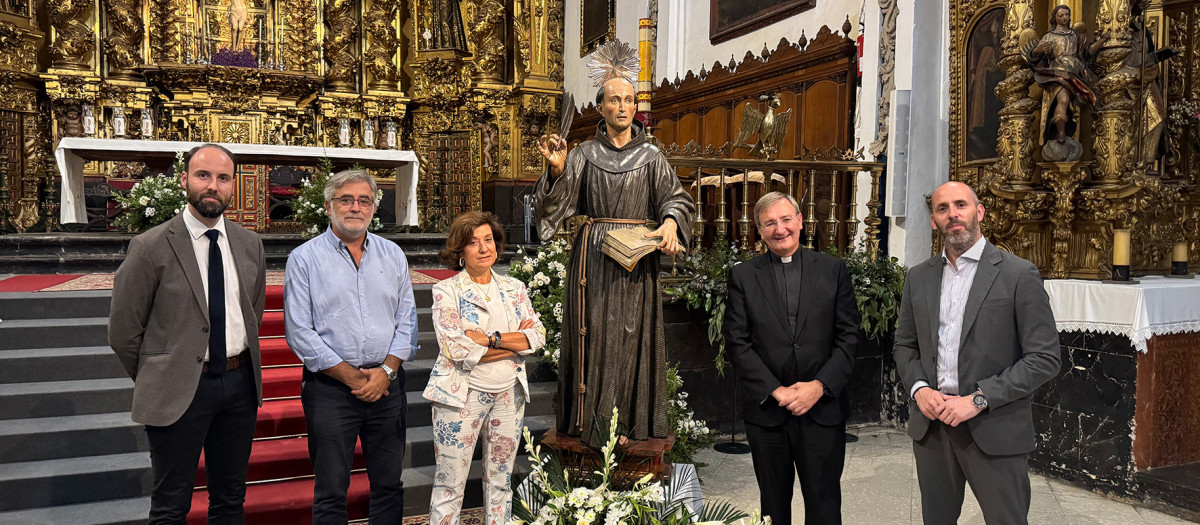 Presentación restauración de la escultura de San Pedro de Alcántara de Pedro de Mena  CABILDO DEAN