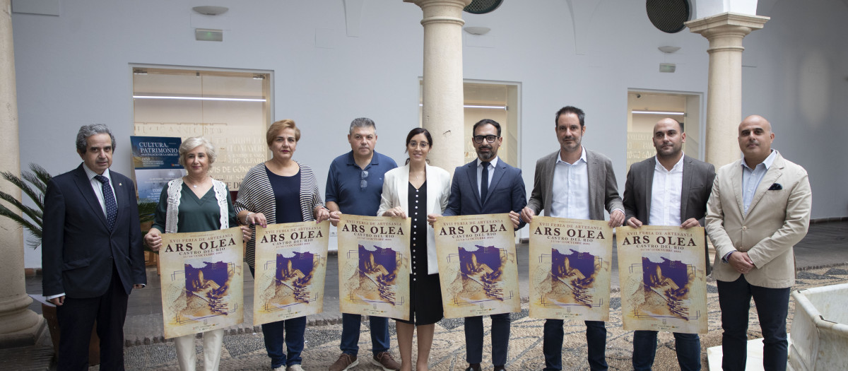 Presentación Ars Olea DIPUTACION FERIA CASTRO DEL RIO ARTESANIA CORDOBA