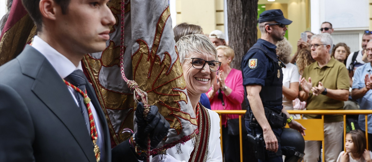 La portavoz de Compromís en el Ayuntamiento de Valencia y su homólogo socialista