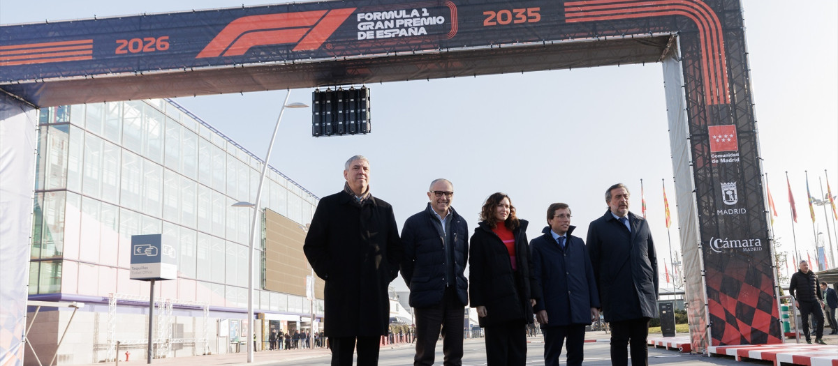 Presentación del Gran Premio de Fórmula 1 en Madrid