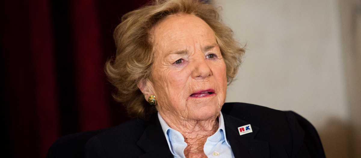 Ethel Kennedy durante la 30.ª Ceremonia de los Premios Robert F. Kennedy de Derechos Humanos