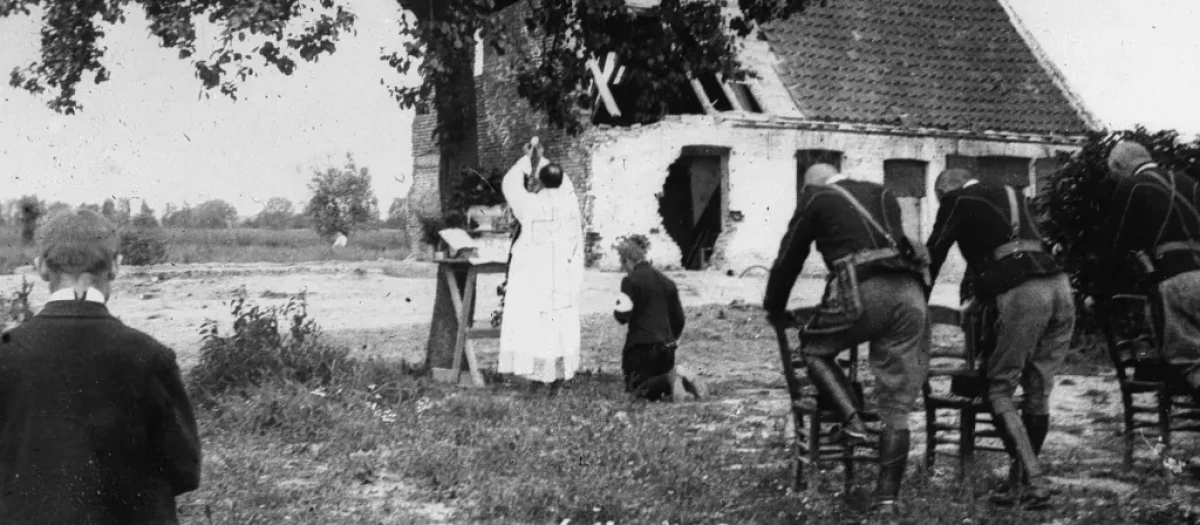 El cuerpo de capellanes que participaron en la Gran Guerra