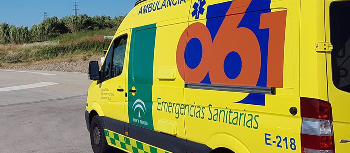 Ambulancia perteneciente al 061