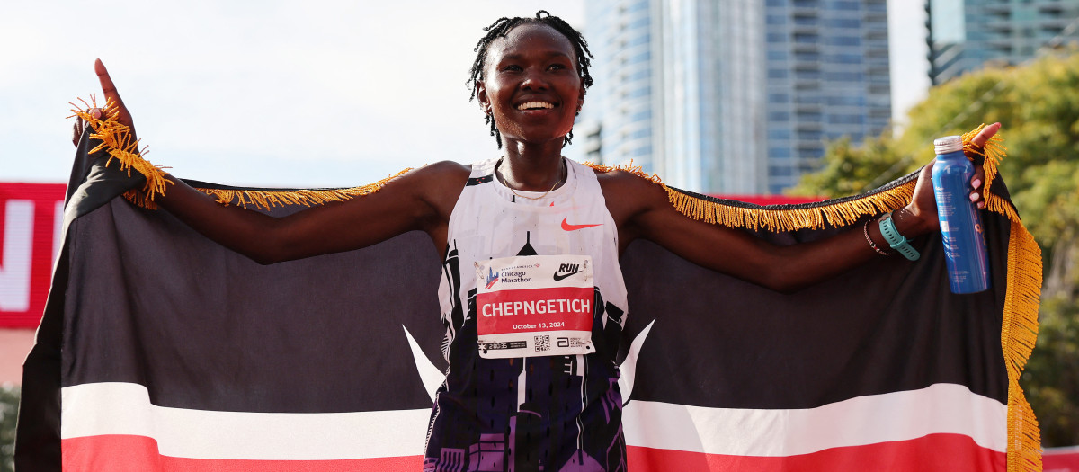 Ruth Chepngetich batió en Chicago el récord del mundo femenino de maratón