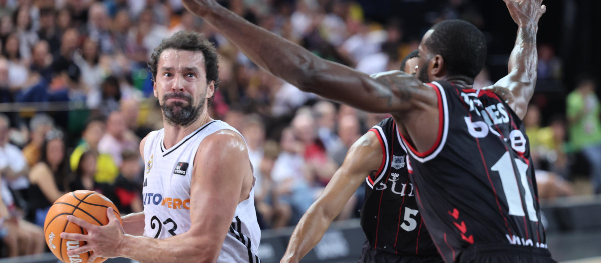 Sergio Llull, durante el partido ante el Bilbao Basket