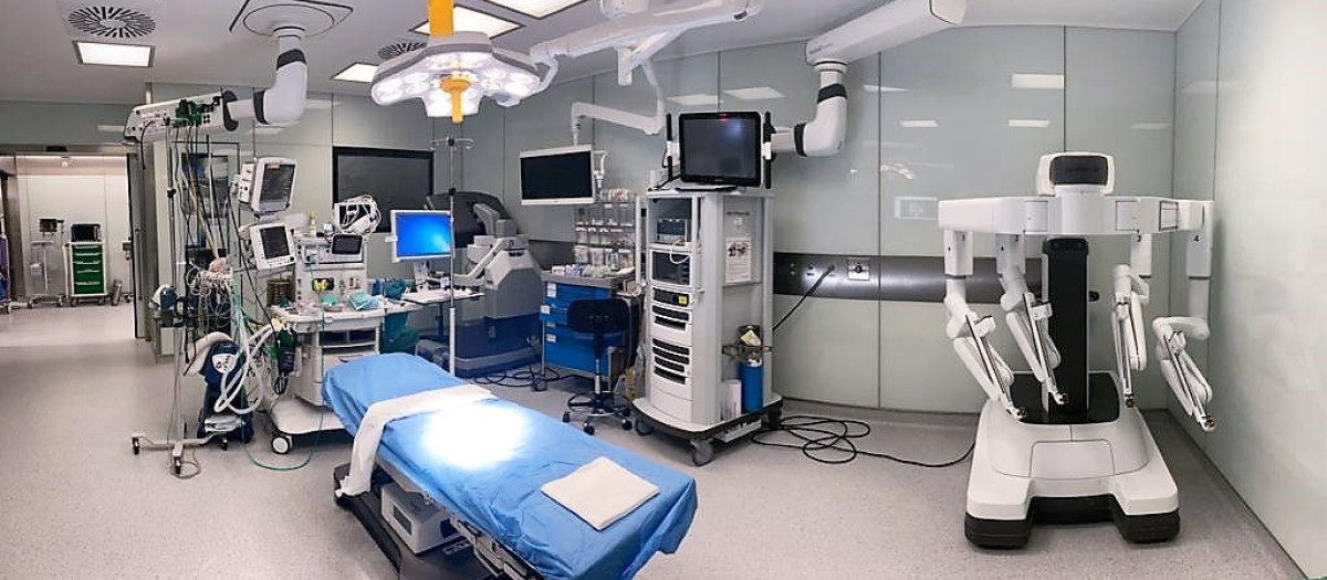 Robot Da Vinci de la Fundación Jiménez Díaz