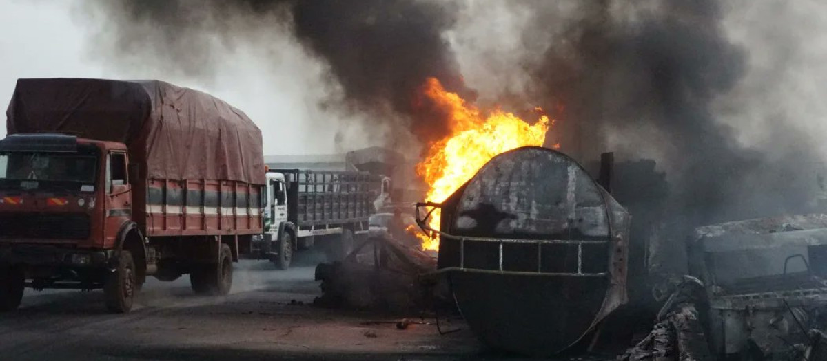 Explosión de un camión de combustible en Nigeria