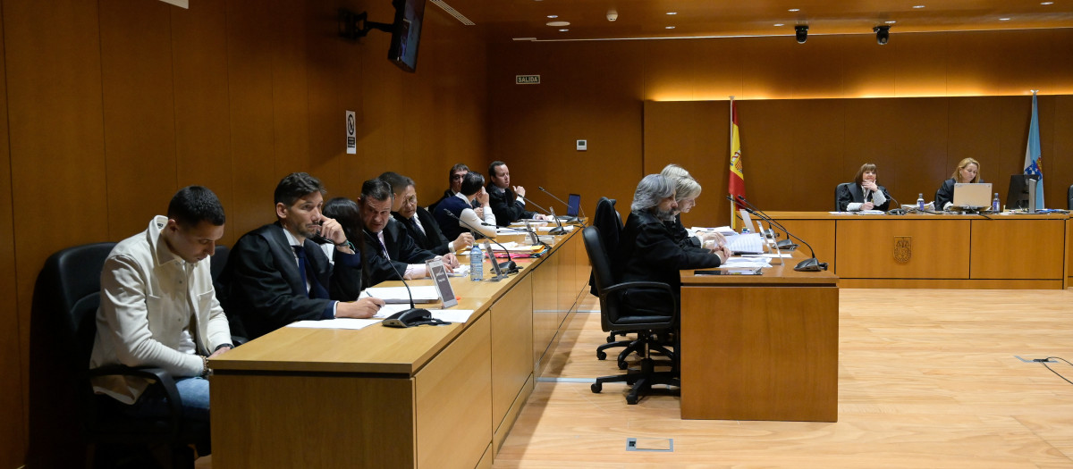 Celebración del juicio a Samuel Luiz, en la Audiencia Provincial de La Coruña